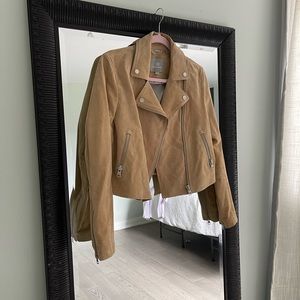 Soia & Kyo Suede Biker Jacket
